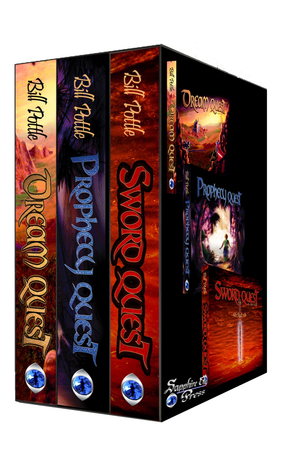 Dream Quest and Alizel's Song fantasy books by Bill Pottle